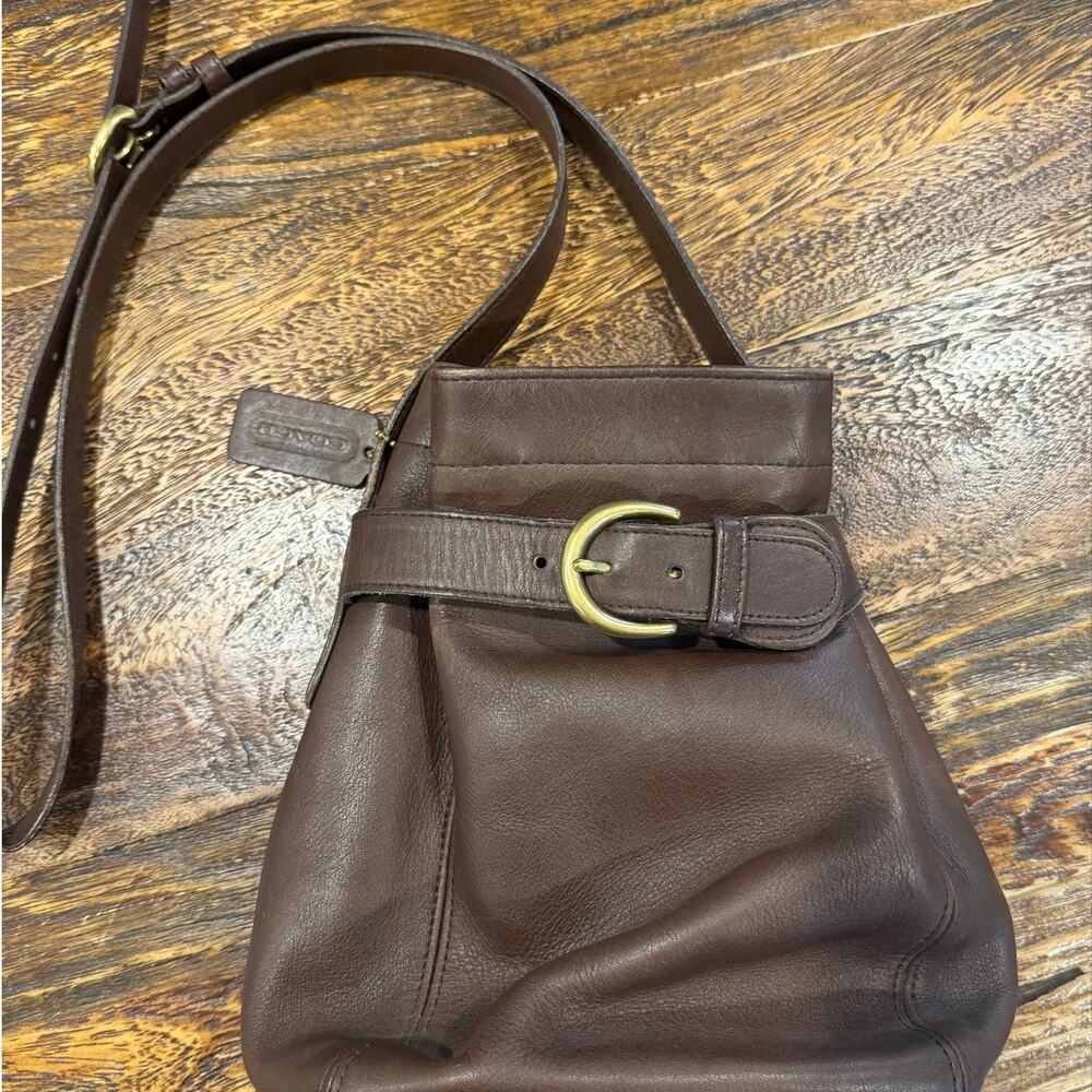 Vintage 1997 Coach Soho Belted Leather Crossbody